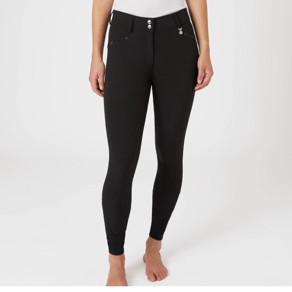 Horze Dina Crystal Detailed Silicone Full-Seat Breech